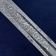 British 1892 Pattern Royal Army Medical Corps Officers Sword of Lt Col Richard George Hanley 36